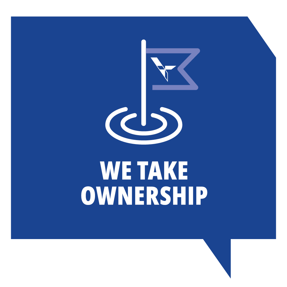 We take ownership
