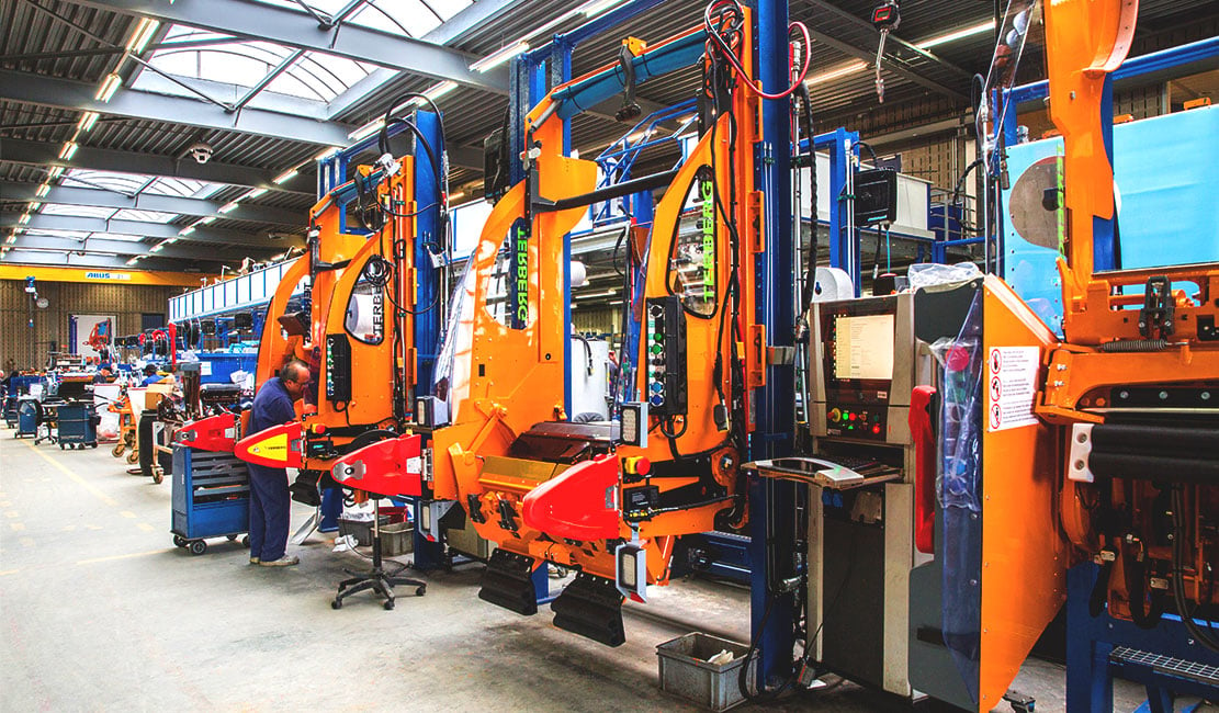 Bin Lift Manufacturing at Terberg Machines